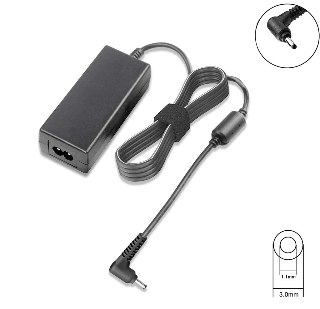 CARGADOR PORTATIL SAMSUNG ULTRABOOK 19V 2.1 AMP 3.0*1.1MM HOMOLOGADO