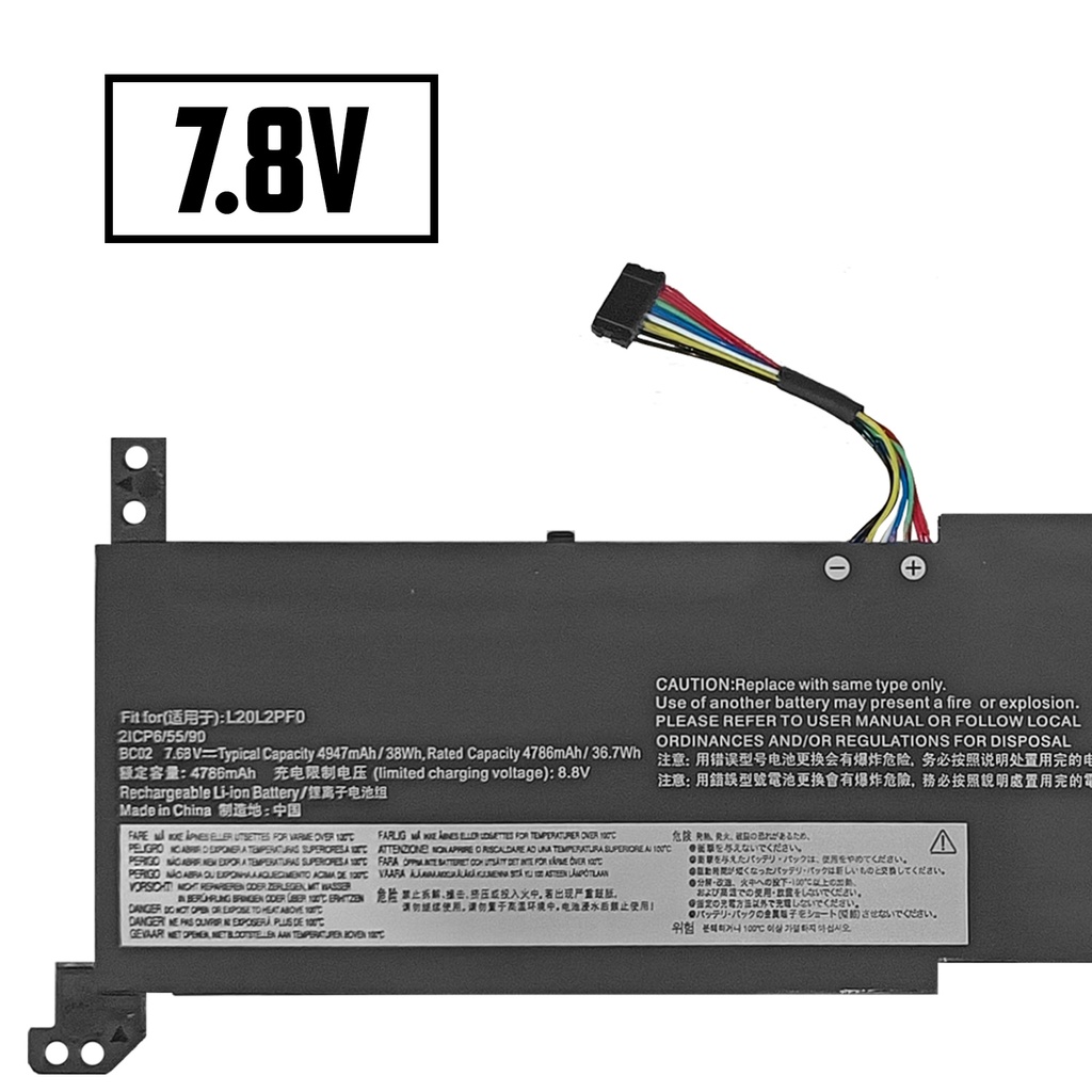 BATERIA LENOVO IDEAPAD 3-14ABA7 3-15ADA6 3-17ALC6 3-17ITL6 / V14 V15 G2-IJL G3-ABA / V17 G2-ITL G3-IAP / K14 21CT L20L2PF0