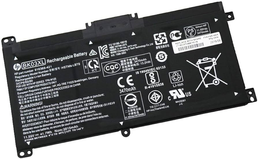 Batería Hp BK03XL / X360 / 14-M / 14-BA ORIGINAL