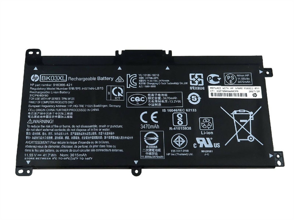 Batería Hp BK03XL / X360 / 14-M / 14-BA ORIGINAL