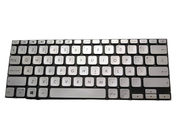 TECLADO ASUS X420 X420f X420u A420f A420 PLATEADO