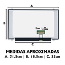 PANTALLA PORTATIL LED ULTRA SLIM 14.0 PUL 30 PINES NANO EDGE HD CON SOPORTES