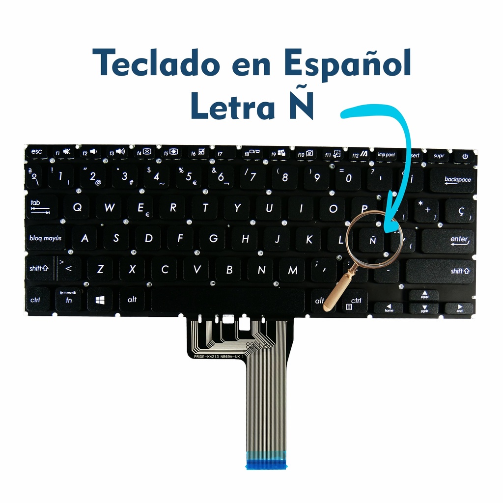 TECLADO ASUS X409 x415 NEGRO