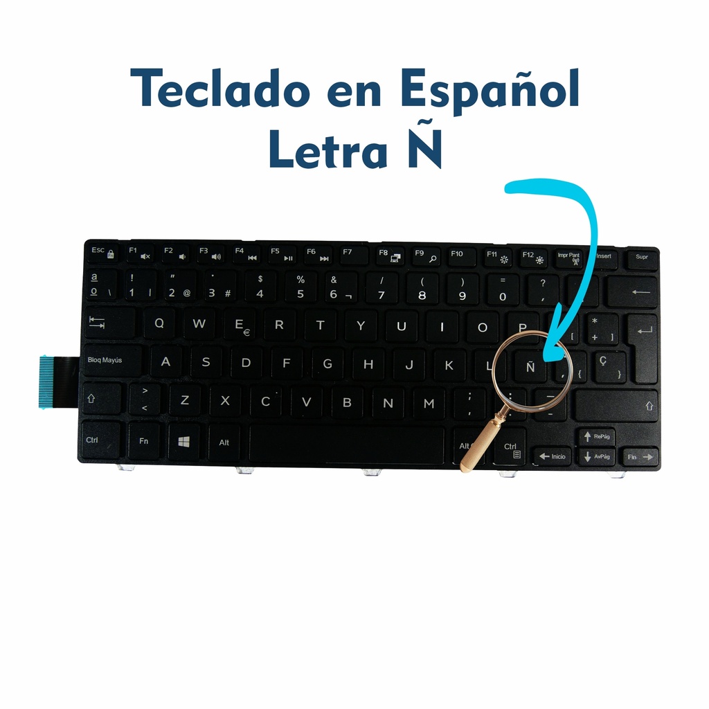 Teclado Dell Inspiron 14-3000/14-3447/14-3441/14-5445/14 - 3467