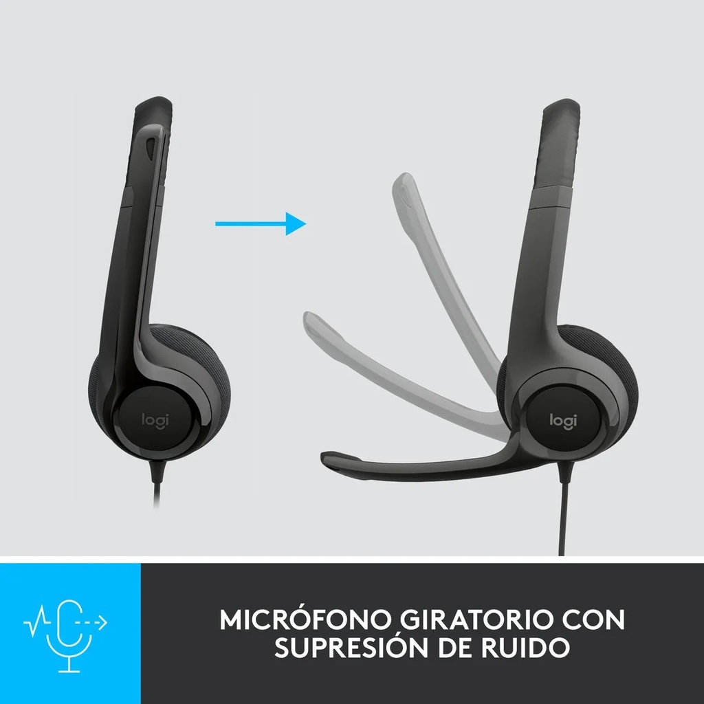 Combo Teclado y Mouse Logitech MK235 + Diadema Logitech H390