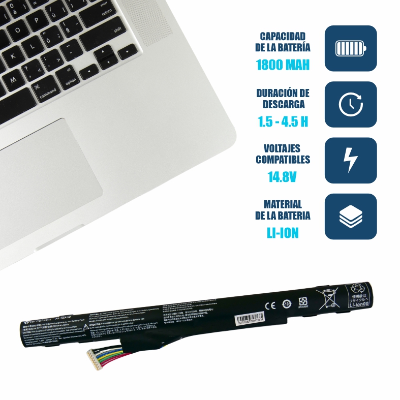 Batería Acer Aspire E5-422 e5-473/ E5-532T / E5-573TG AL15A32