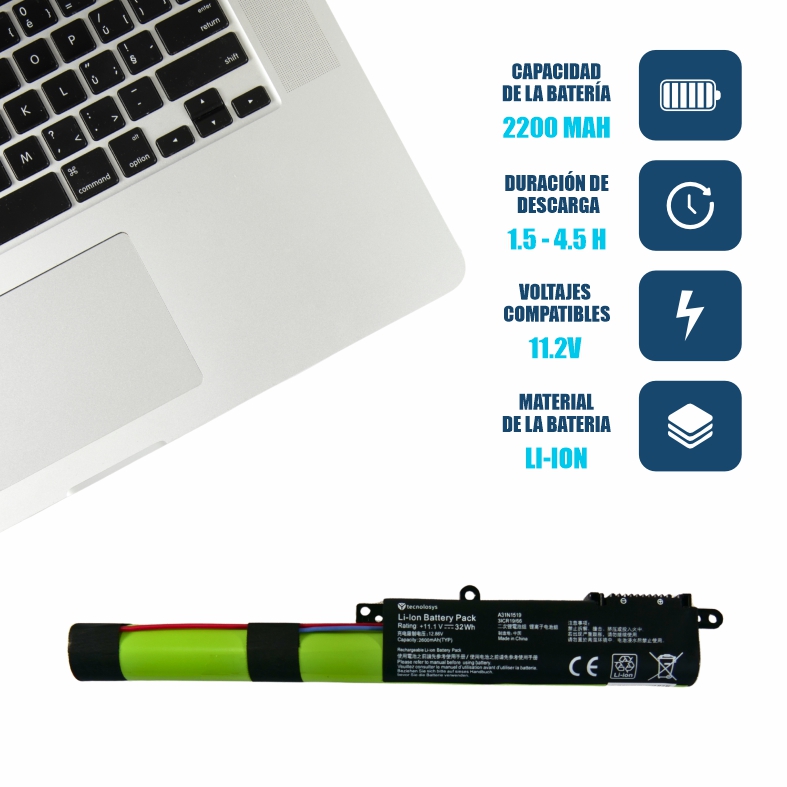 Batería Asus Vivobook X540UA / A540 / R540L X543