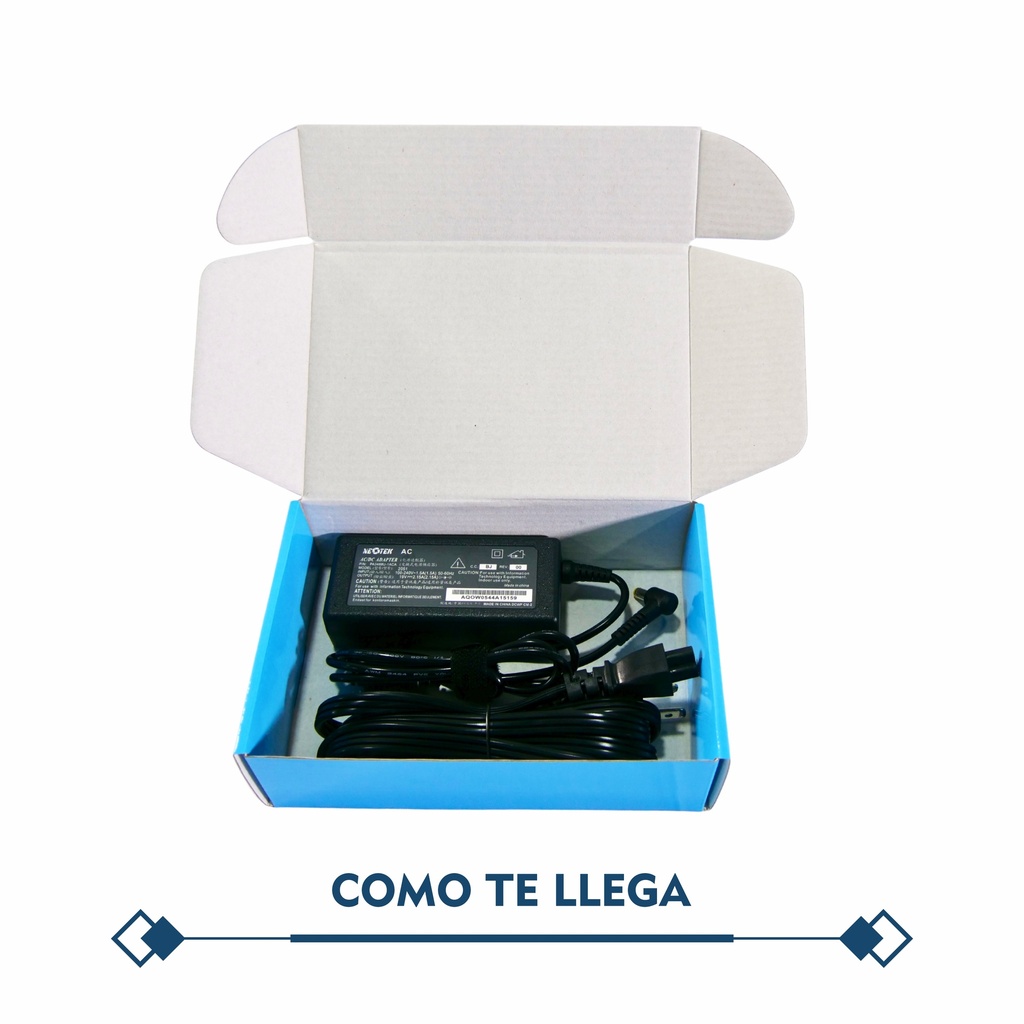 CARGADOR PORTATIL ACER MINI 19V 2.15 AMP 5.5*1.7MM HOMOLOGADO