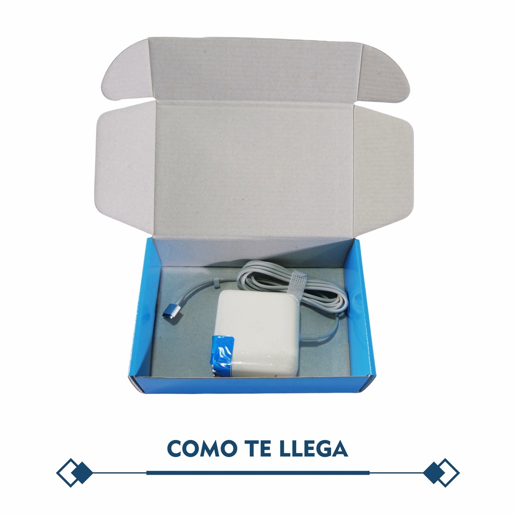 CARGADOR MAC APPLE 16.5V 3.65 AMP MAGSAFE 2 60W HOMOLOGADO
