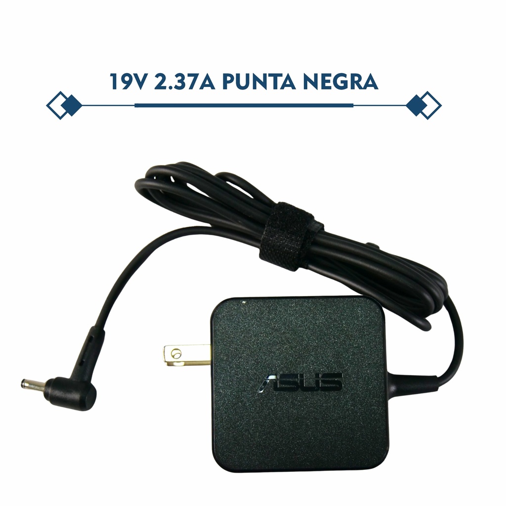 CARGADOR PORTATIL ASUS VIVOBOOK 19V 2.37 AMP 4.0* 1.35 MM ORIGINAL