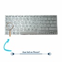 TECLADO ASUS X409 X415 PLATEADO