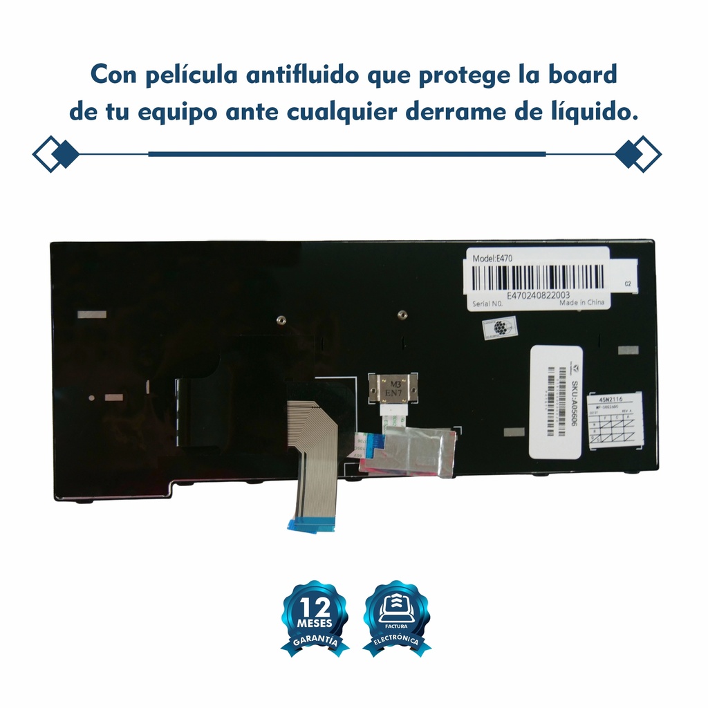 TECLADO LENOVO THINKPAD E470 E475 E470C