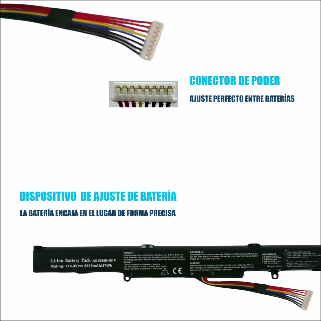 Batería Asus A450J / F450JF / X41-X550E