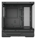 chasis Gamer Iceberg Crystal Gx Black 7 Ventiladores Argb Usb C Negro