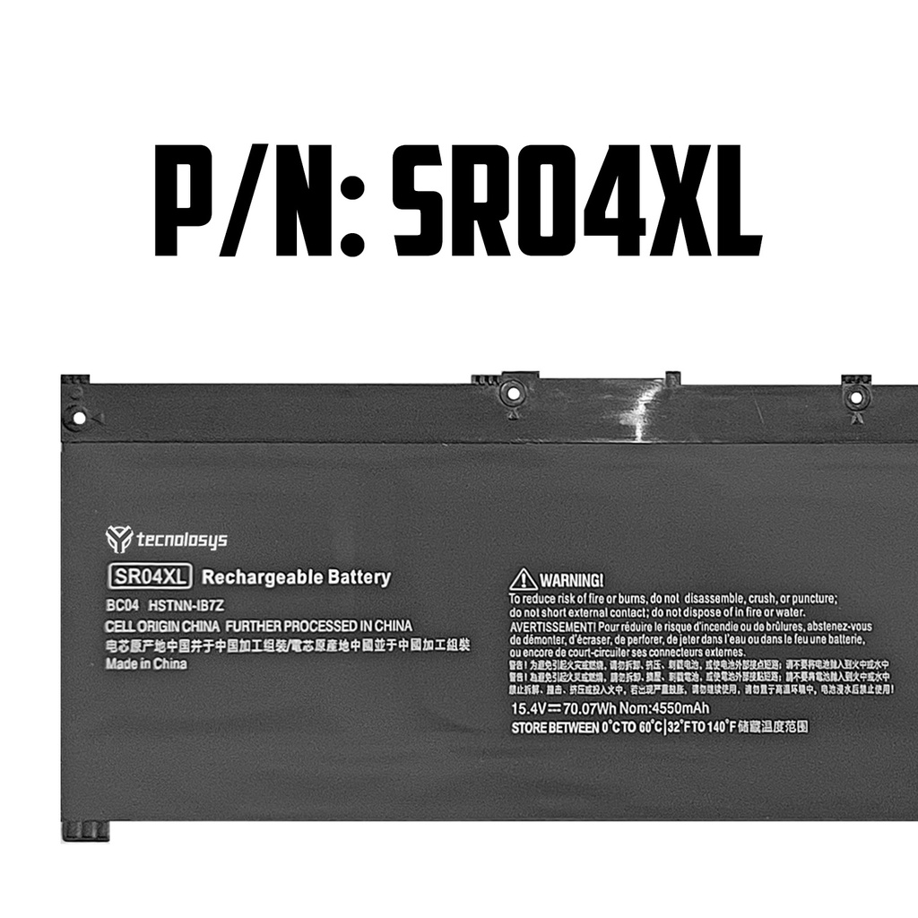 BATERIA HP SR04 SR04XL 15-CX00 15-CX0058WM