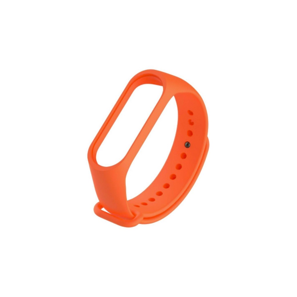 Pulsera Manilla Mi Band 5 / 4 / 3 Naranja Fluorecente