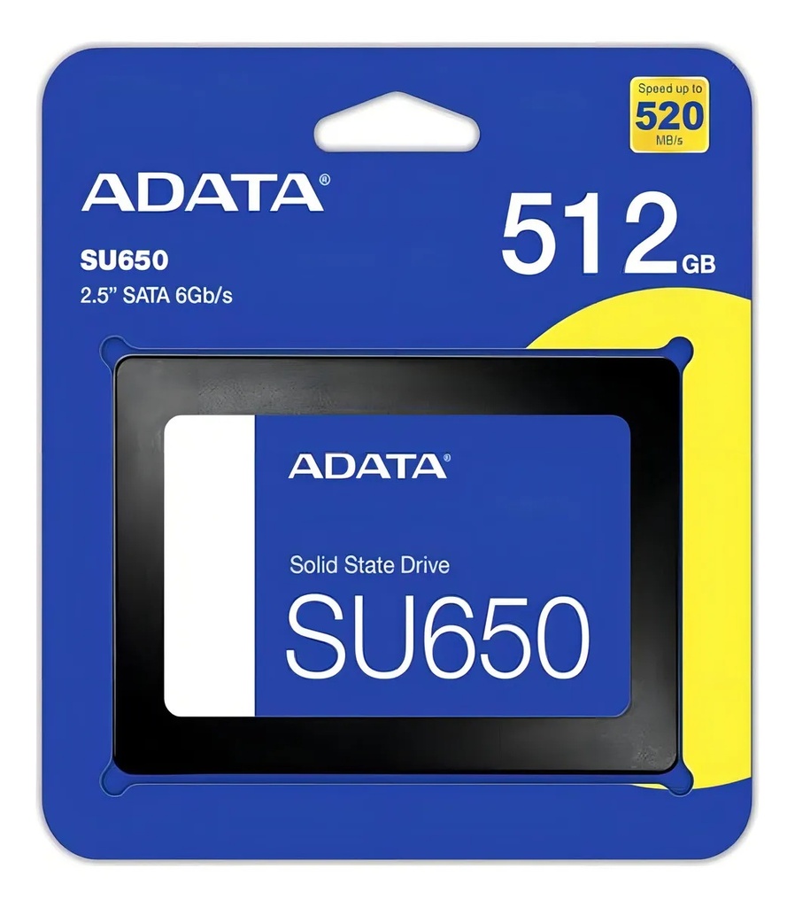 SSD ADATA 512GB MODELO: SU650