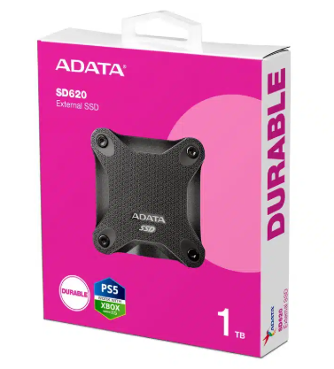 DISCO SOLIDO EXTERNO ADATA SD620 1 TERA USB NEGRO