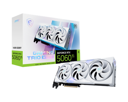 [MSI94] TARJETA VIDEO MSI GAMING TRIO WHITE RTX 5060TI GDDR7 8GB