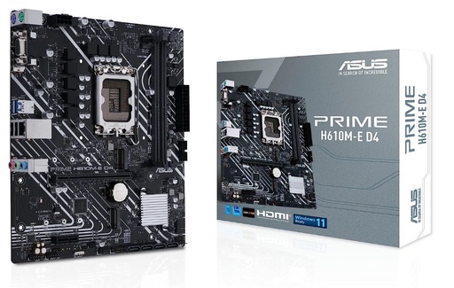 [K65412] BOARD ASUS PRIME H610M-E D4 CSM PCIe 4.0 DDR4 SOCKET 1700 12GN/13GN