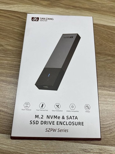 [ASZ15] ENCLOSURE SAN ZANG MASTER M.2 NVME & SATA