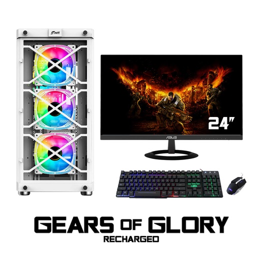 [ENS014] COMBO PC GEARS OF GLORY (MONITOR Y TECLADO)