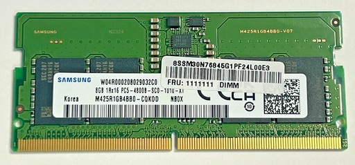 [K91231] RAM PORTATIL DDR5 8GB 5600MHz PC5-38400 SAMSUNG