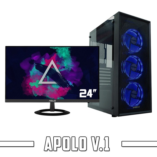 [ENS019] CPU APOLO V.1 + MONITOR Y TECLADO