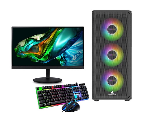 [ENS025] PC GAMER ICEBERG R5 5600G MONITOR 22" 16GB RAM SSD 480GB