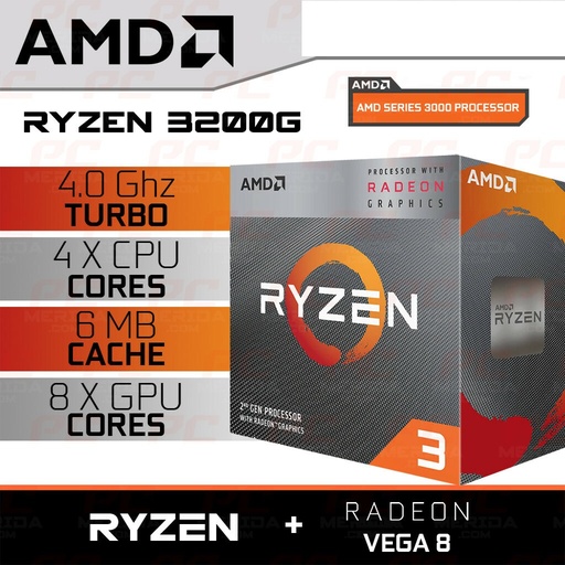 [B00216] PROCESADOR AMD RYZEN 3 3200G SOCKET AM4
