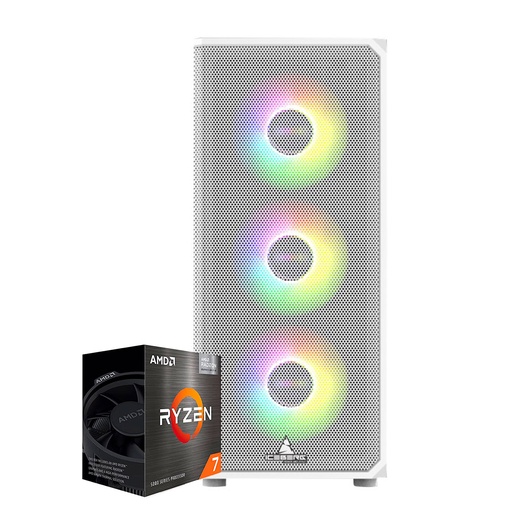 [ENS031] CPU ICEBERG BLANCA R7 5700G/16GB RAM/M.2 NVME 500GB