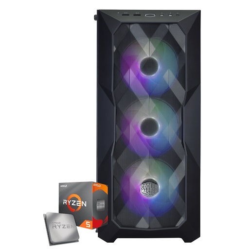 [ENS032] CPU COOLER MASTER TD500 R5 5600G/16GB RAM/M.2 NVME 500GB