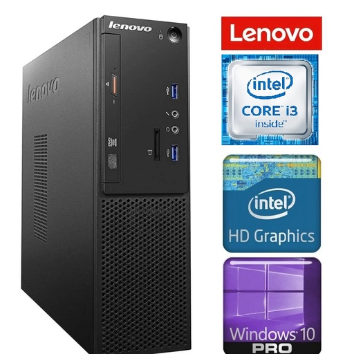 [B00220] CPU LENOVO S510 SSF INTEL CORE I3 6100 3.70GHZ DDR4 8GB SOLIDO 240GB LICENCIA WINDOWS 10 PRO