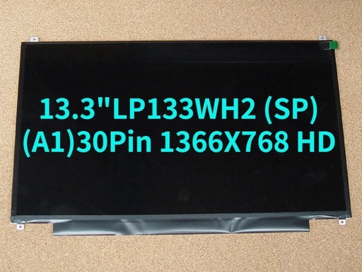 [B00226] PANTALLA PORTATIL LED ULTRA SLIM 13.3 PUL 30 PINES MODELO: LP133WH2
