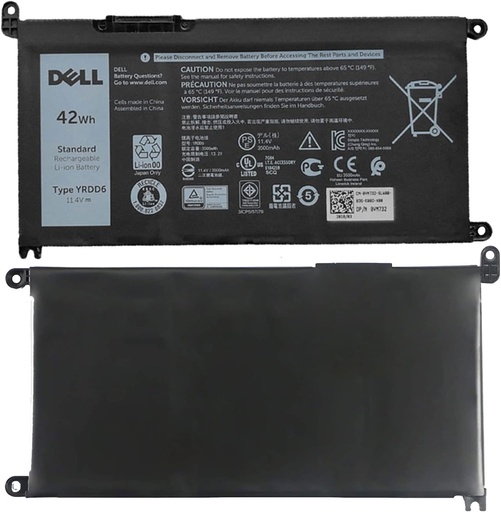 [A02423] BATERIA DELL YRDD6 5481 5490 5481 5482 5485 5491 5493 5584 5593 5590 Vostro 5481 5581 5490 5590 0YRDD6 1VX1H 01VX1H ORIGINAL
